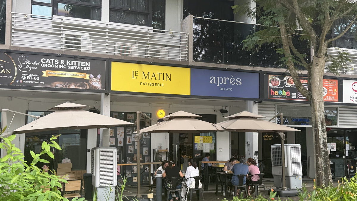 Le Matin Patisserie and après Gelato at Viva Vista Shopping Mall, where Le Matin Credit is spent